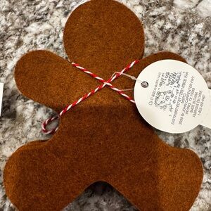 60 Gingerbread Felt Shapes 6” x 5”